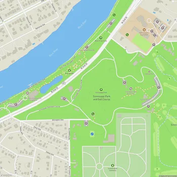 Map of Sinnissippi Park and Gardens
