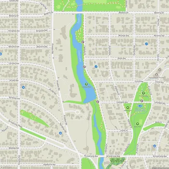 Map of Lakeside Park