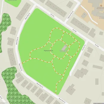 Map of Highland Park