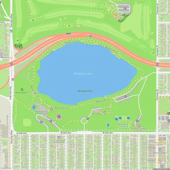 Map of Berkeley Lake Park