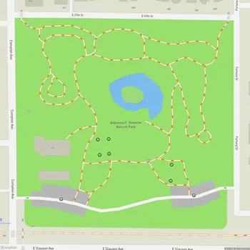 Map of Augustus F. Hawkins Nature Park