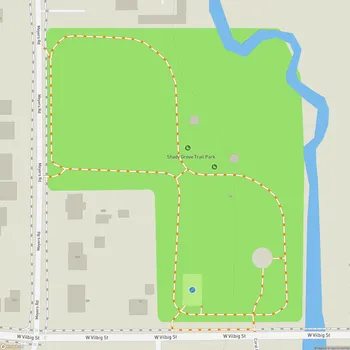 Map of Shady Grove Trail Park