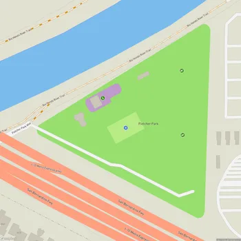 Map of Fletcher Park