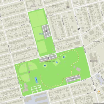 Map of Floyd Gwin Park