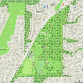 Map of Lewis Creek Park