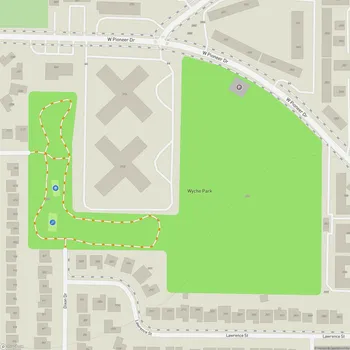 Map of Wyche Park