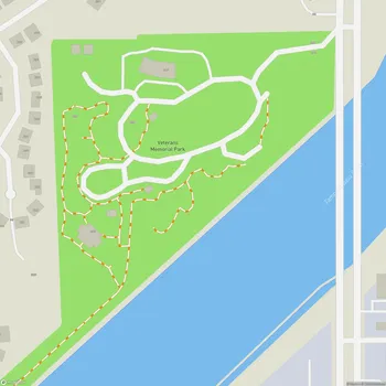 Map of Veterans Memorial Park