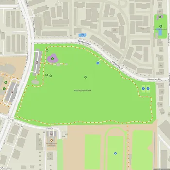 Map of Nottingham Park