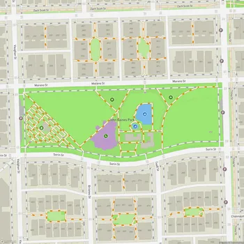 Map of John Gaines Park