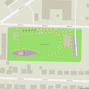 Map of Cottonwood Park
