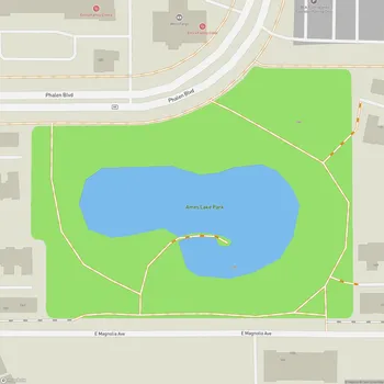 Map of Ames Lake Park