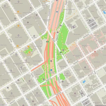 Map of Freeway Park