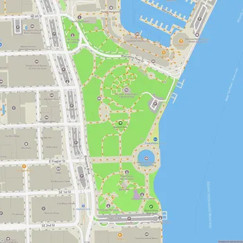 Map of Bayfront Park