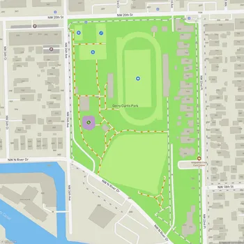 Map of Gerry Curtis Park