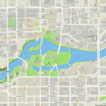 Map of Riverfront Park