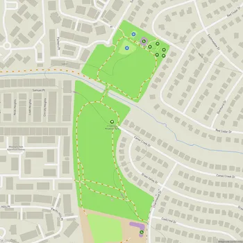 Map of Cheyenne Meadows Park