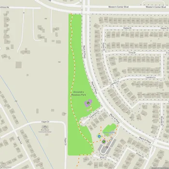 Map of Alexandra Meadows Park