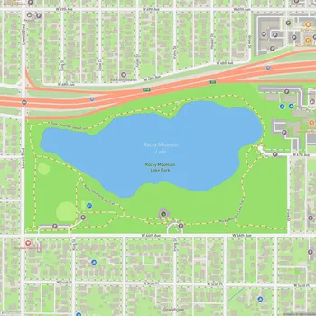 Map of Rocky Mountain Lake Park