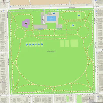 Map of Palmer Park