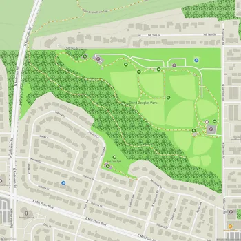 Map of David Douglas Park