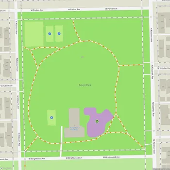 Map of Kelvyn Park