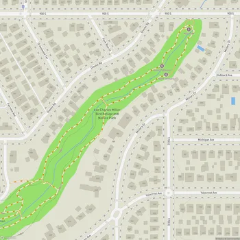 Map of Lee Charles Miller Bird Refuge and Nature Park