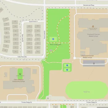 Map of Plum Creek Park