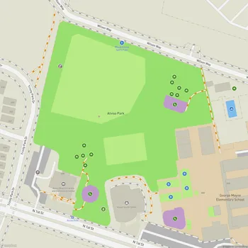 Map of Alviso Park