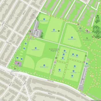 Map of Crocker Amazon Playground