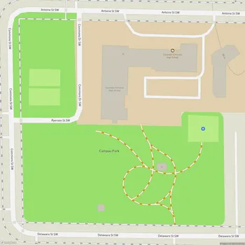 Map of Campau Park