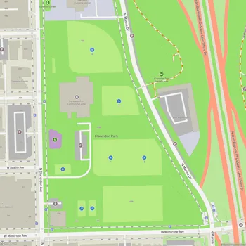 Map of Clarendon Park