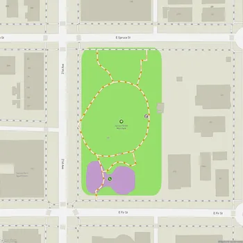 Map of Spruce Street Mini Park