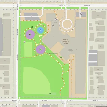 Map of Whittier Park