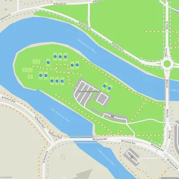 Map of South Riverside Park