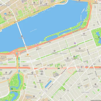 Map of Commonwealth Avenue Mall