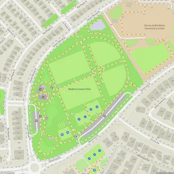 Map of Madeira Canyon Park