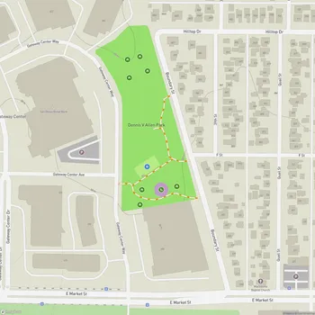 Map of Dennis V. Allen Park