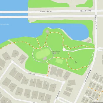 Map of Layton Lakes Corral Ramada