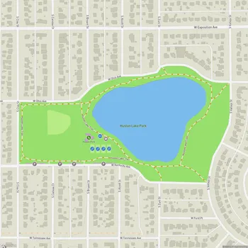 Map of Huston Lake Park