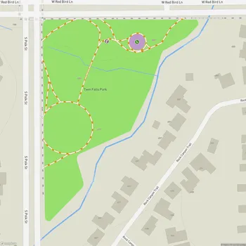 Map of Twin Falls Park