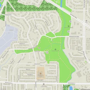 Map of Clarence Foster Park