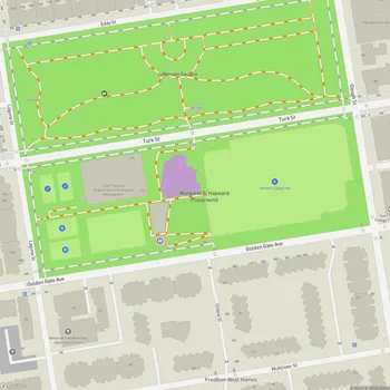 Map of Margaret S. Hayward Playground