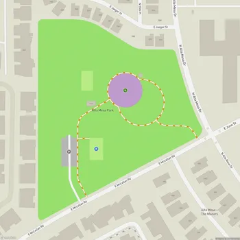 Map of Alta Mesa Park
