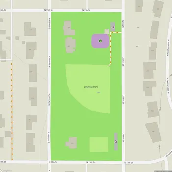 Map of Optimist Park