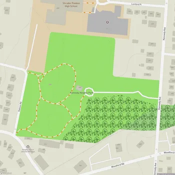 Map of Kennedy Heights Park