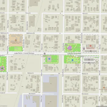 Map of Lafayette Street Park