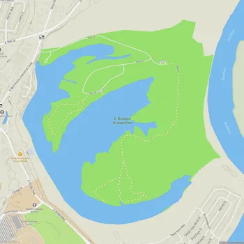 Map of C. Bickham Dickson Park