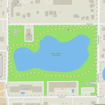 Map of Carter-Howell-Strong Park
