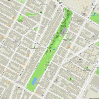 Map of Jackie Robinson Park
