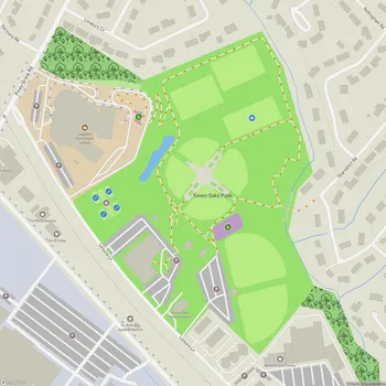 Map of Seven Oaks Park